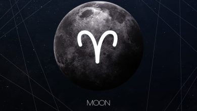 características da lua em áries